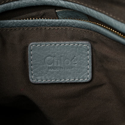 Chloe Calfskin Medium Marcie Satchel Cloudy Blue 6 of 26