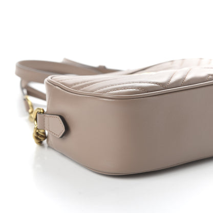 Gucci Calfskin Matelasse Small GG Marmont Chain Shoulder Bag Porcelain Rose 6 of 10