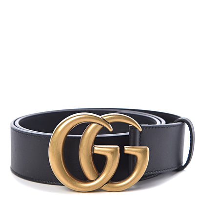Gucci Calfskin Double G 40mm Belt 85 34 Black 1 of 7