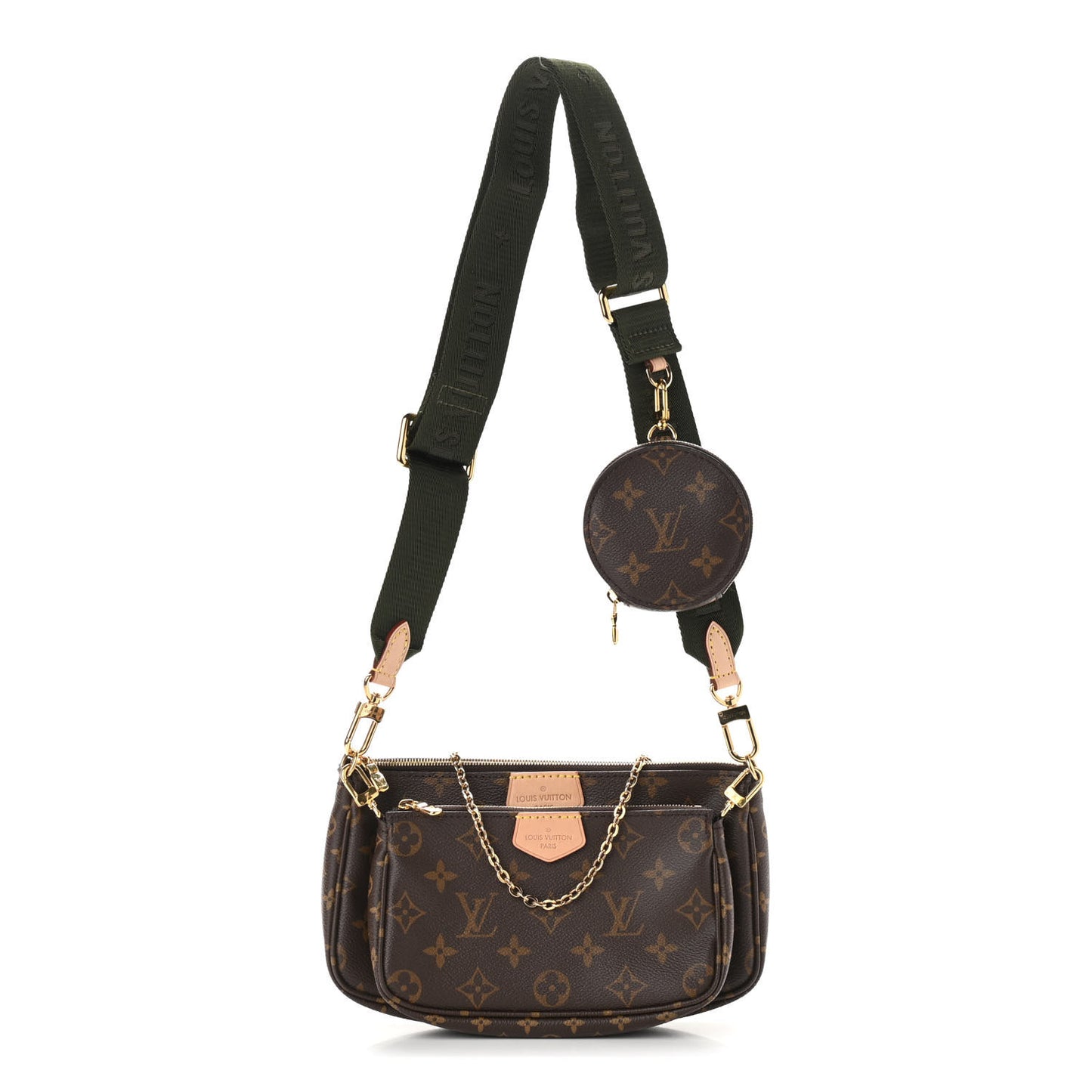 Monogram Multi Pochette Accessories Kaki