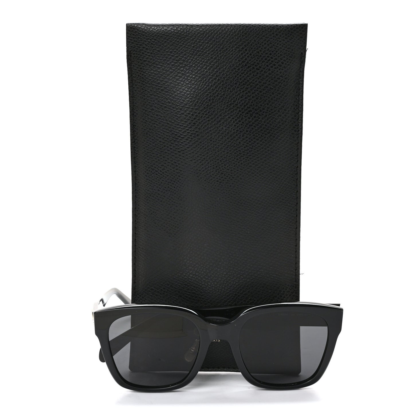 Acetate Triomphe Sunglasses CL40222F Black