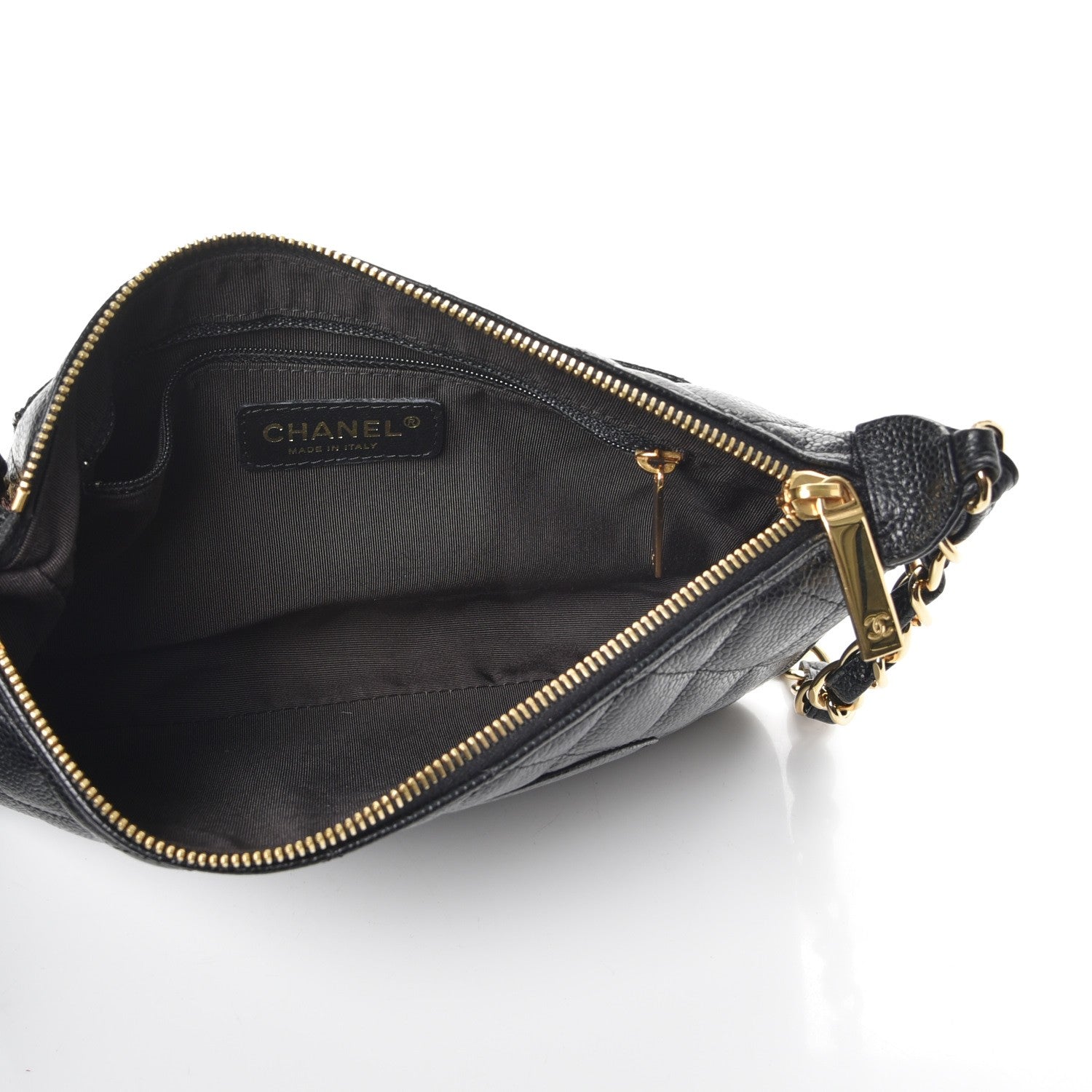 Chanel Caviar Quilted Pochette Black 5 of 8