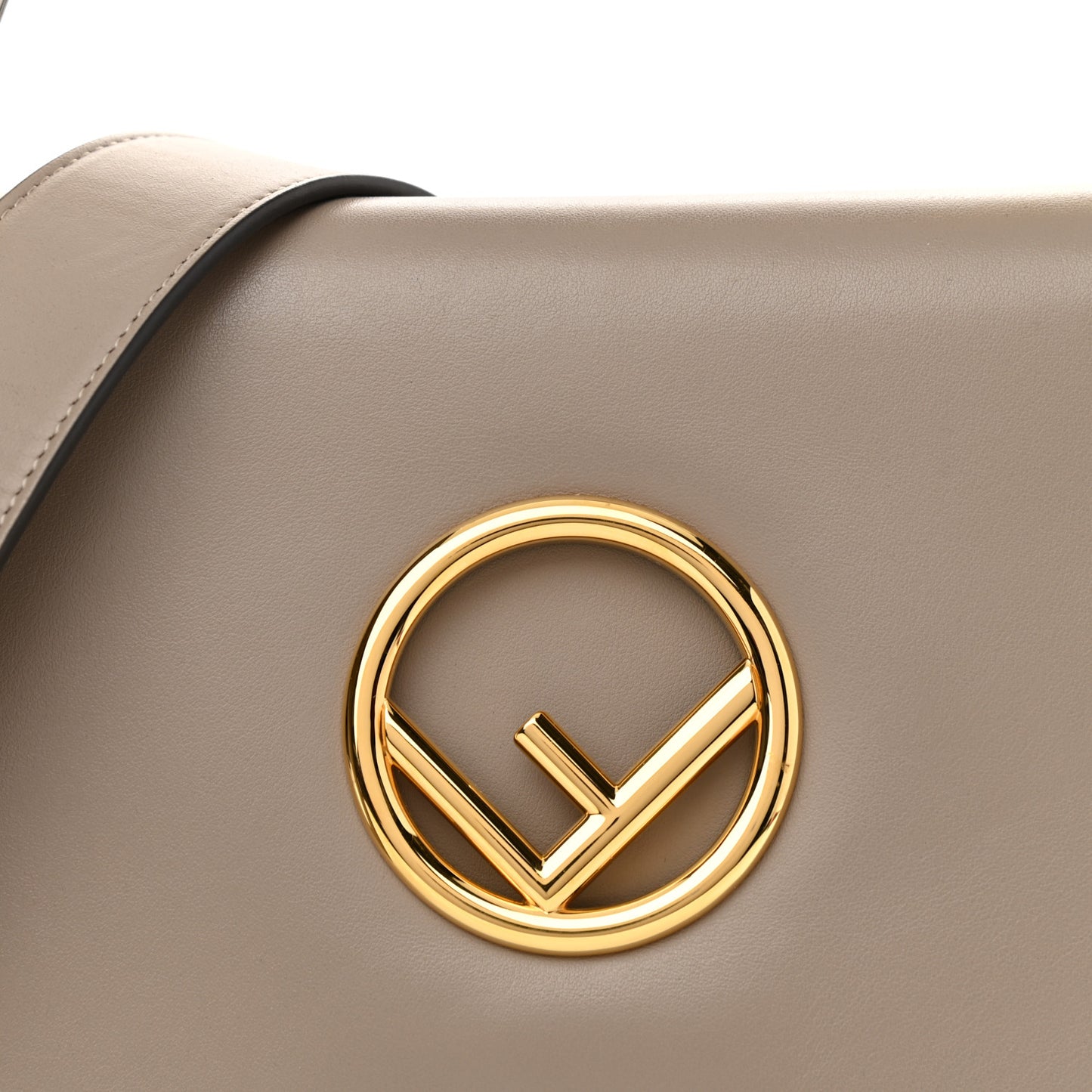 Vitello Century Opaco F is Fendi Kan I Shoulder Bag Tortora