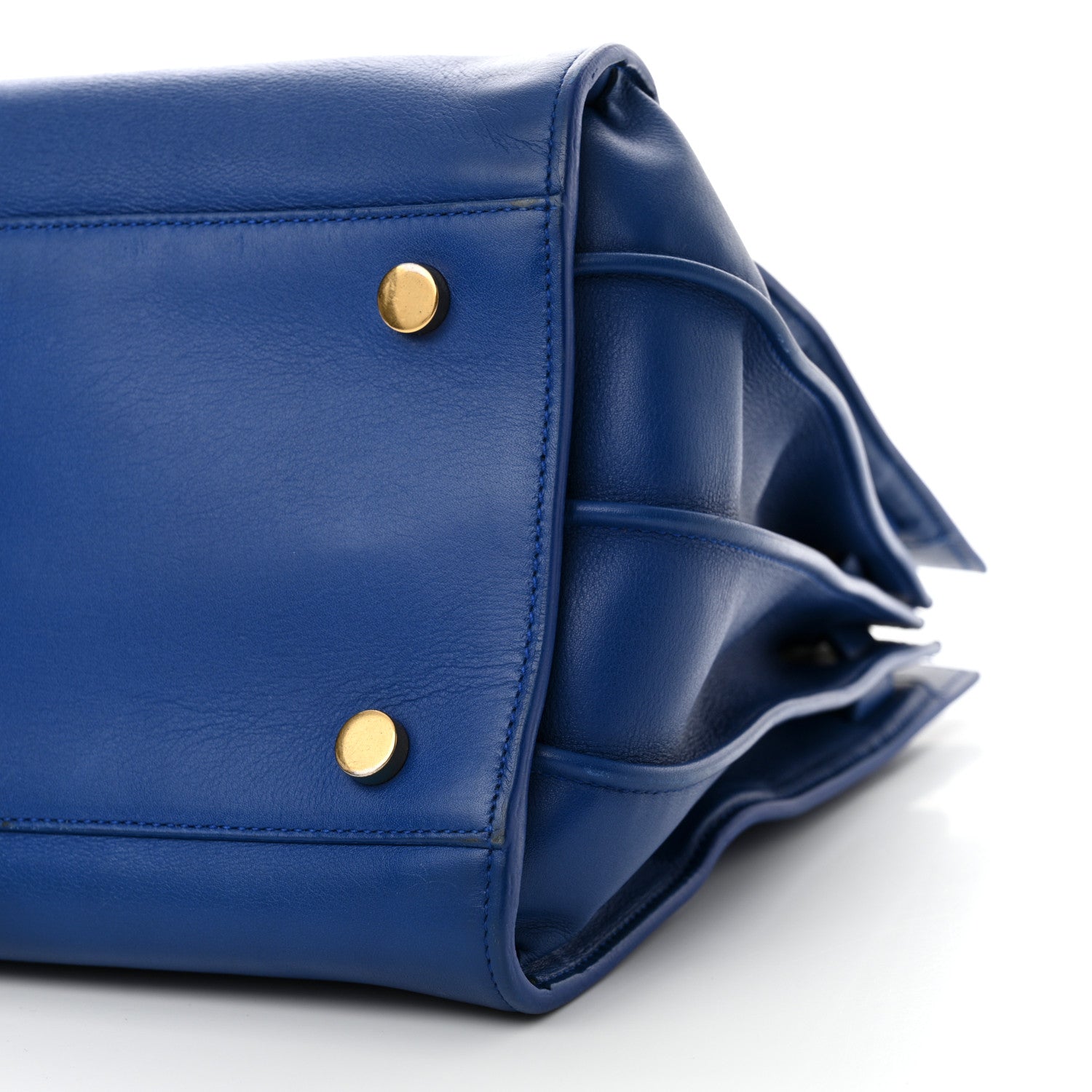 Saint Laurent Calfskin Small Sac De Jour Blue Majorelle 11 of 13