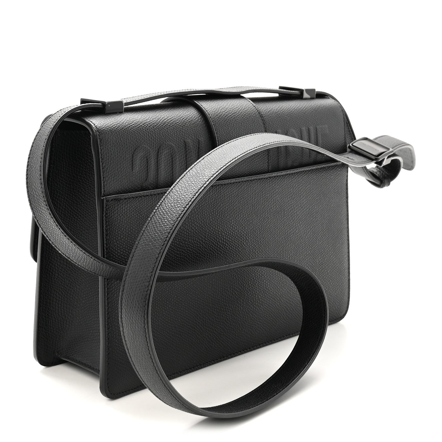 Christian Dior Ultra Matte Grained Calfskin 30 Montaigne Flap Bag Black 3 of 10