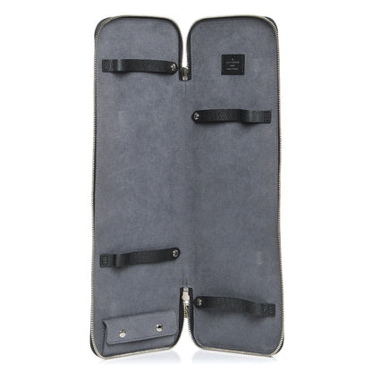 Louis Vuitton Taiga Tie Case 5 Black 5 of 8