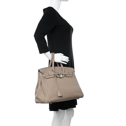 Hermes Togo Birkin 35 Gris Tourterelle 2 of 16