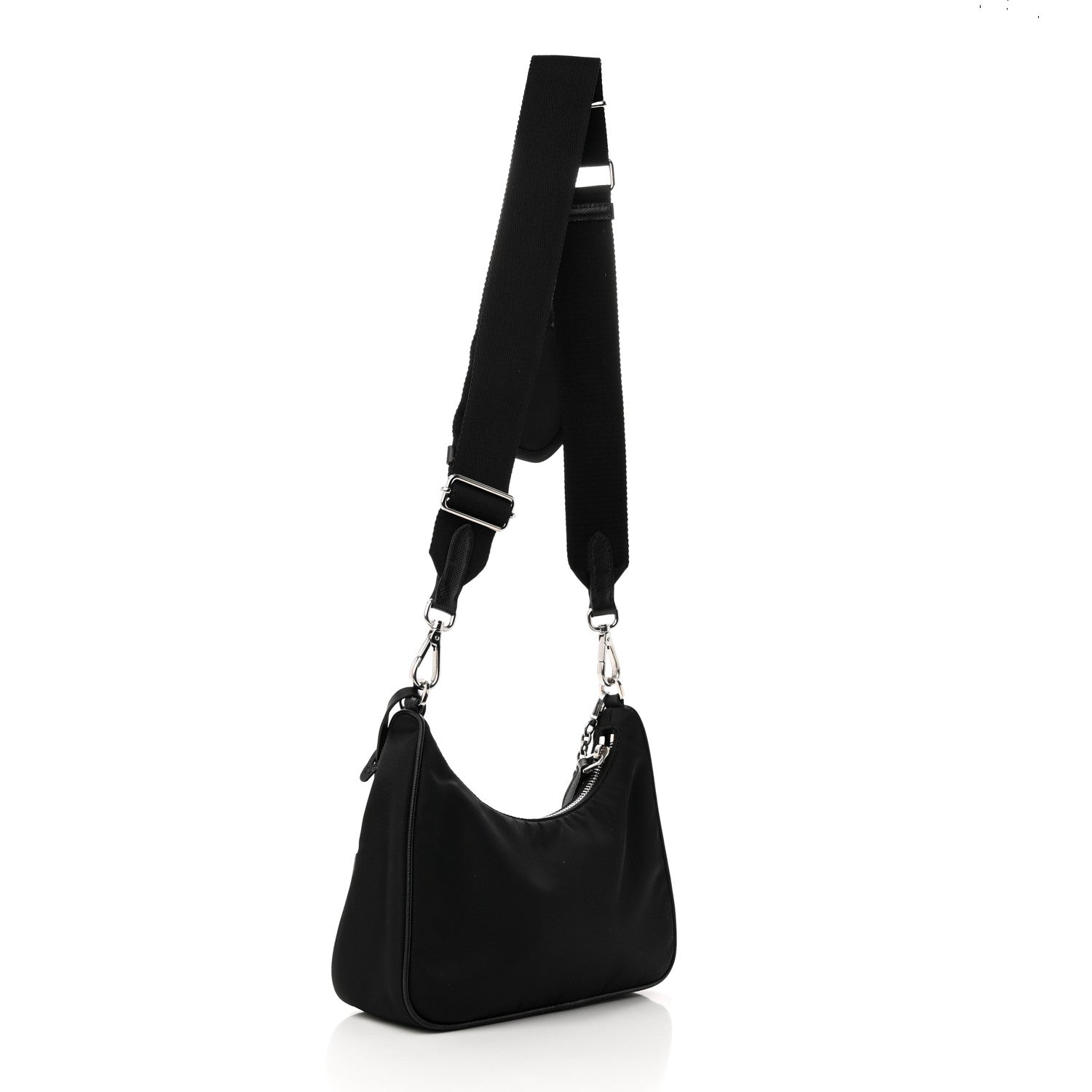 Prada Nylon Re-Edition 2005 Shoulder Bag Black 3 of 9