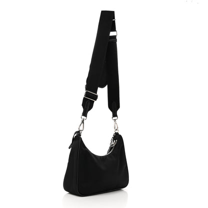Prada Nylon Re-Edition 2005 Shoulder Bag Black 3 of 9