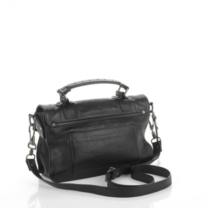 Proenza Schouler Lambskin Tiny PS1 Satchel Black 3 of 6