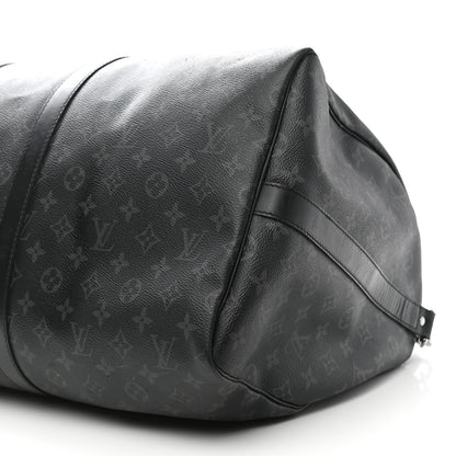 Louis Vuitton Monogram Eclipse Keepall Bandouliere 55 9 of 11
