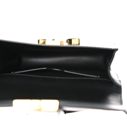 Christian Dior Smooth Calfskin Micro 30 Montaigne Flap Bag Black 4 of 7