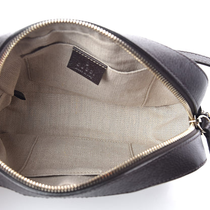 Gucci GG Supreme Monogram Web Small Webby Bee Shoulder Bag Dark Brown 5 of 9