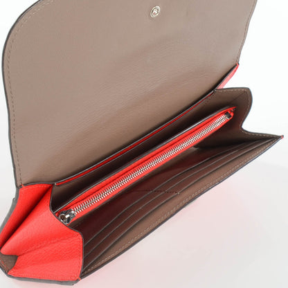 Louis Vuitton Taurillon Vivienne LV Long Wallet Coquelicot 6 of 8