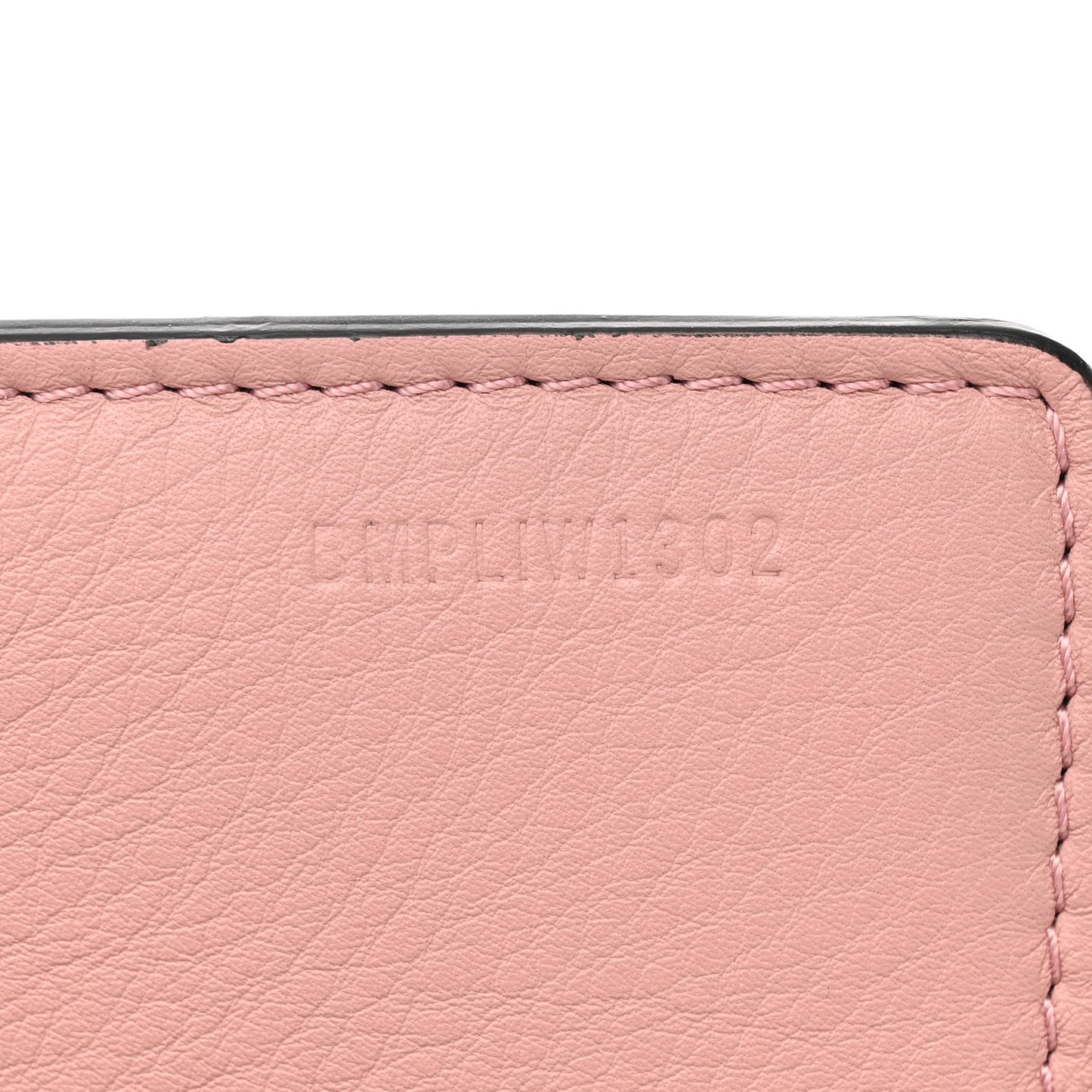 Grainy Calfskin Baby Belt Bag Ash Rose