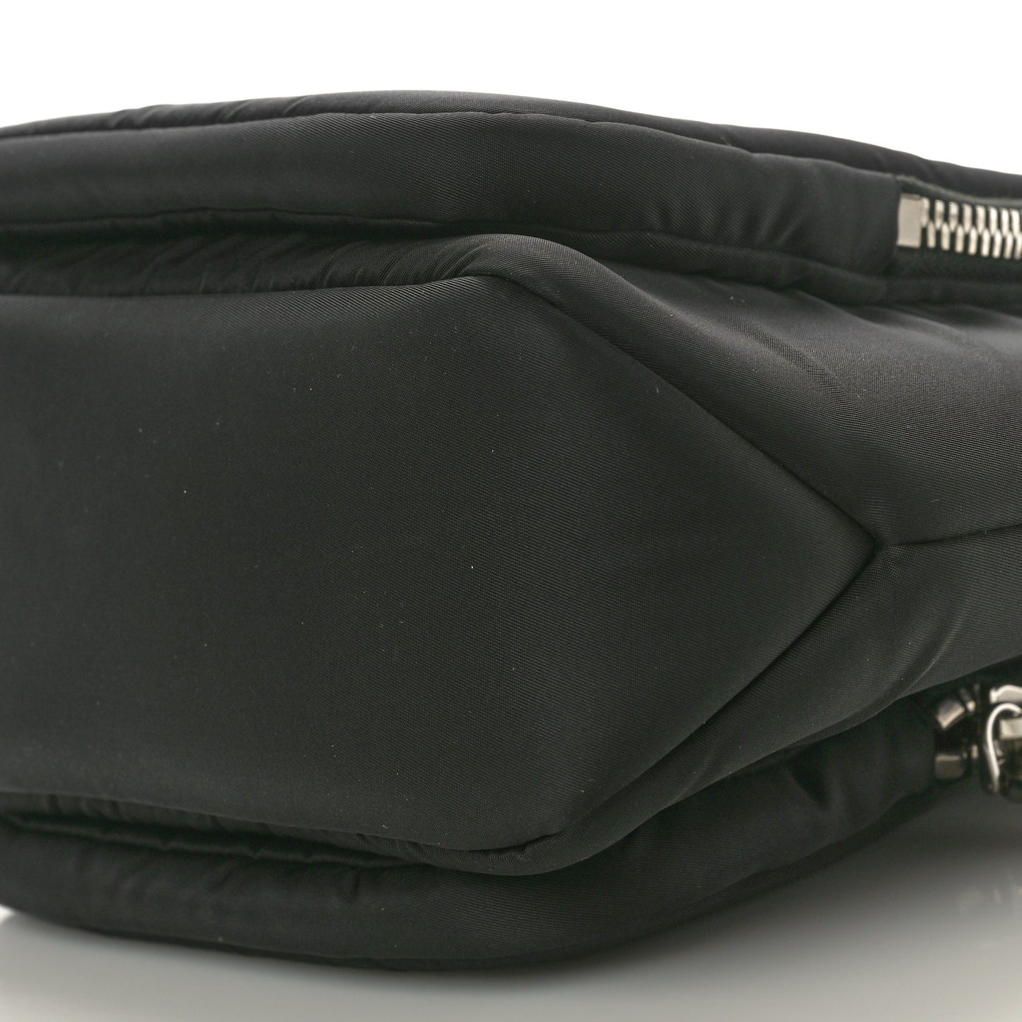 Tessuto Nylon Pocket Small Cargo Tote Black Rosso