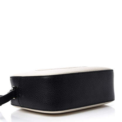 Gucci Dollar Calfskin Bi-Color Small Soho Disco Bag Mystic White Black 4 of 10