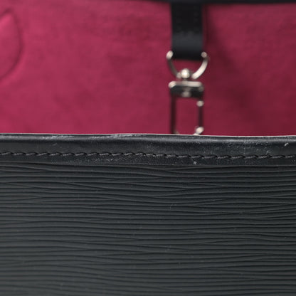 Louis Vuitton Epi Neverfull MM Black Hot Pink 6 of 6