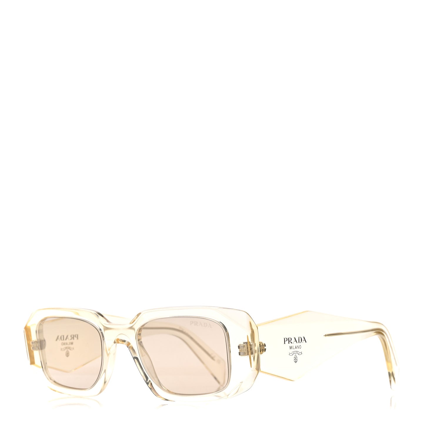 Acetate Symbole Sunglasses SPR 17W Transparent Gold