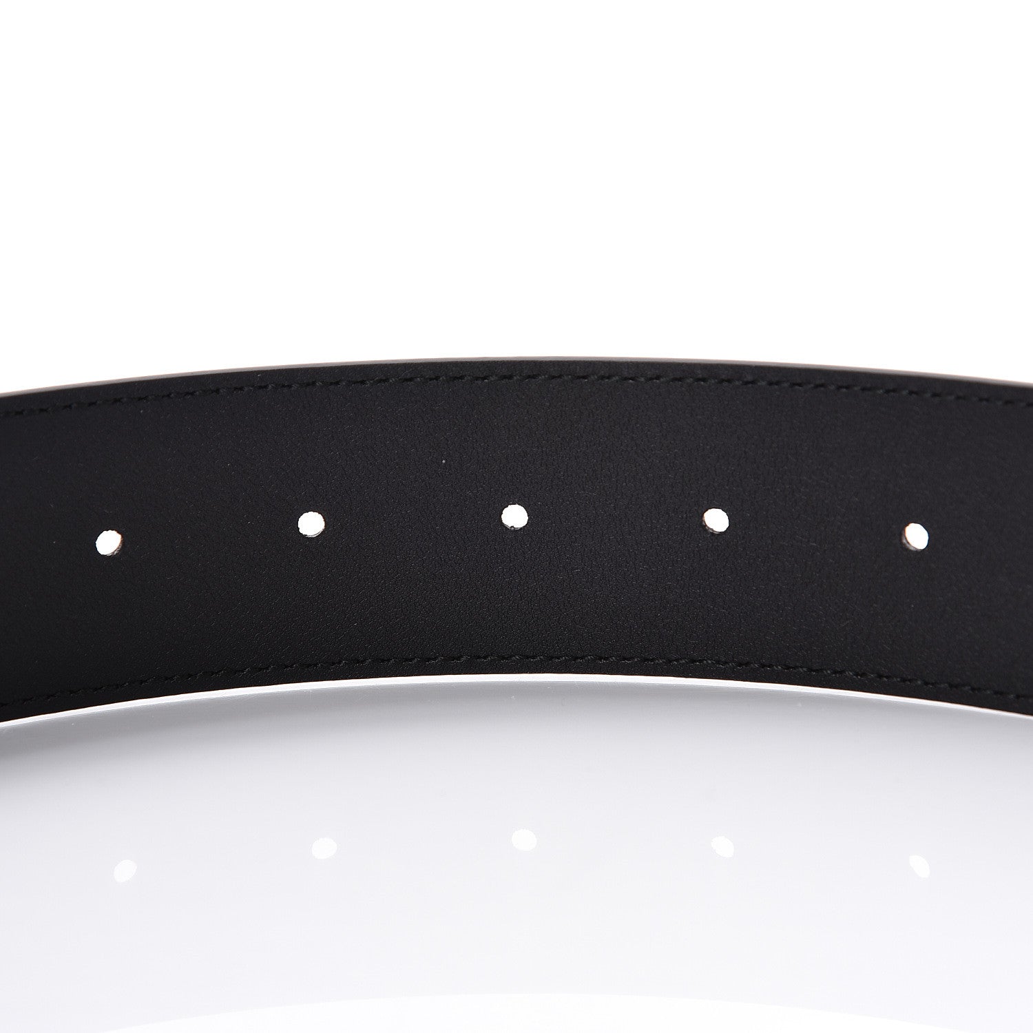 Gucci Moon Calfskin Nickel Double G 40mm Belt 90 36 Black 6 of 8
