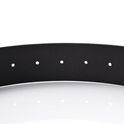 Gucci Moon Calfskin Nickel Double G 40mm Belt 90 36 Black 6 of 8