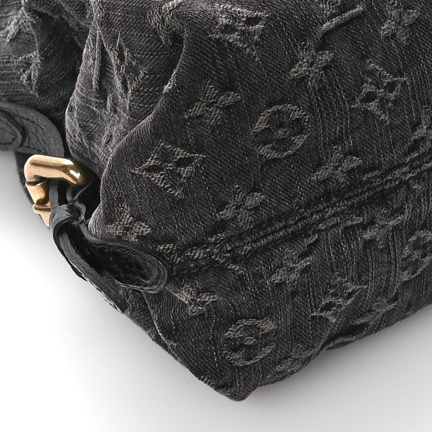 Louis Vuitton Denim Neo Cabby MM Black 9 of 12