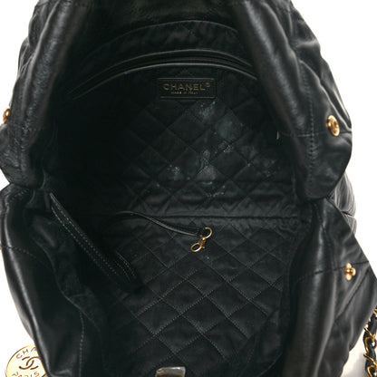 Chanel Shiny Calfskin Quilted Small Chanel 22 Black 6 of 13