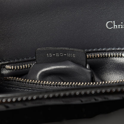 Christian Dior Patent Micro-Cannage Medium Diorama Flap Bag Black 6 of 13