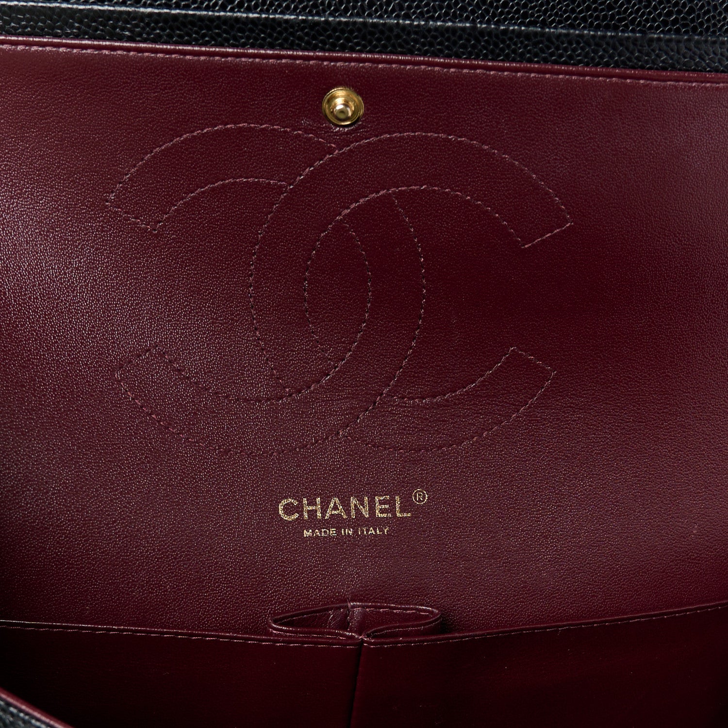 Chanel Caviar Quilted Jumbo Double Flap Black 5 of 10