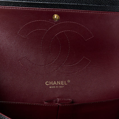Chanel Caviar Quilted Jumbo Double Flap Black 5 of 10