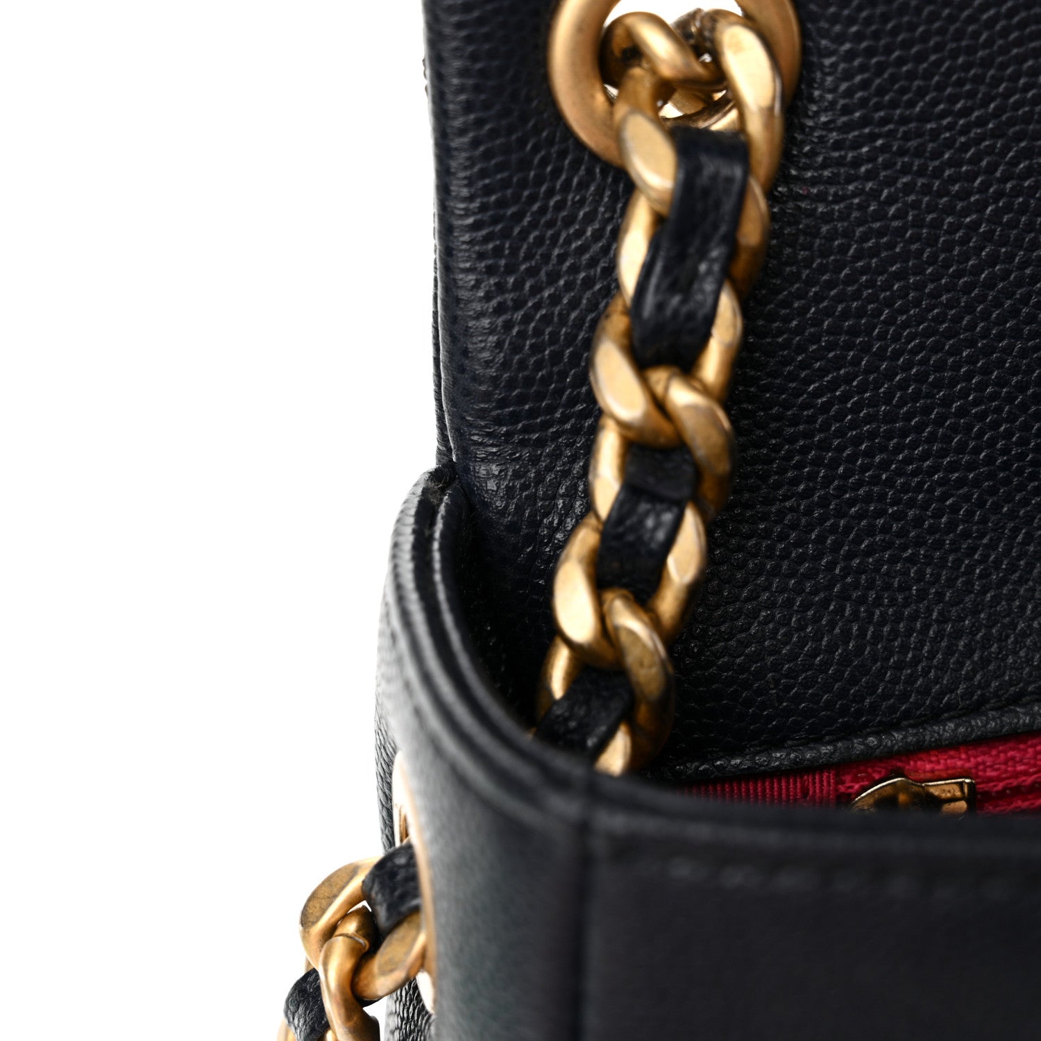 Chanel Caviar Quilted Small Fashion Therapy Flap Bag Navy Blue 15 of 17