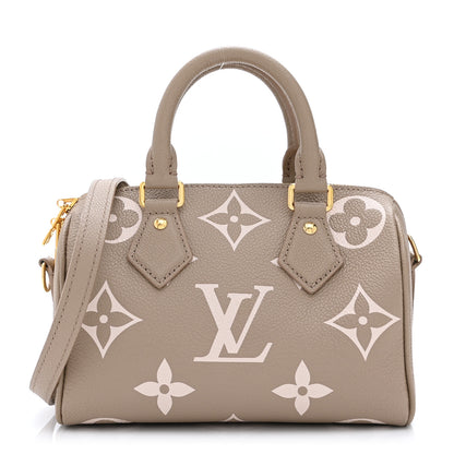 Louis Vuitton Empreinte Monogram Giant Speedy Bandouliere 20 Creme Beige 1 of 9