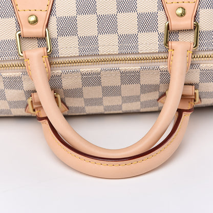 Louis Vuitton Damier Azur Speedy Bandouliere 30 9 of 12