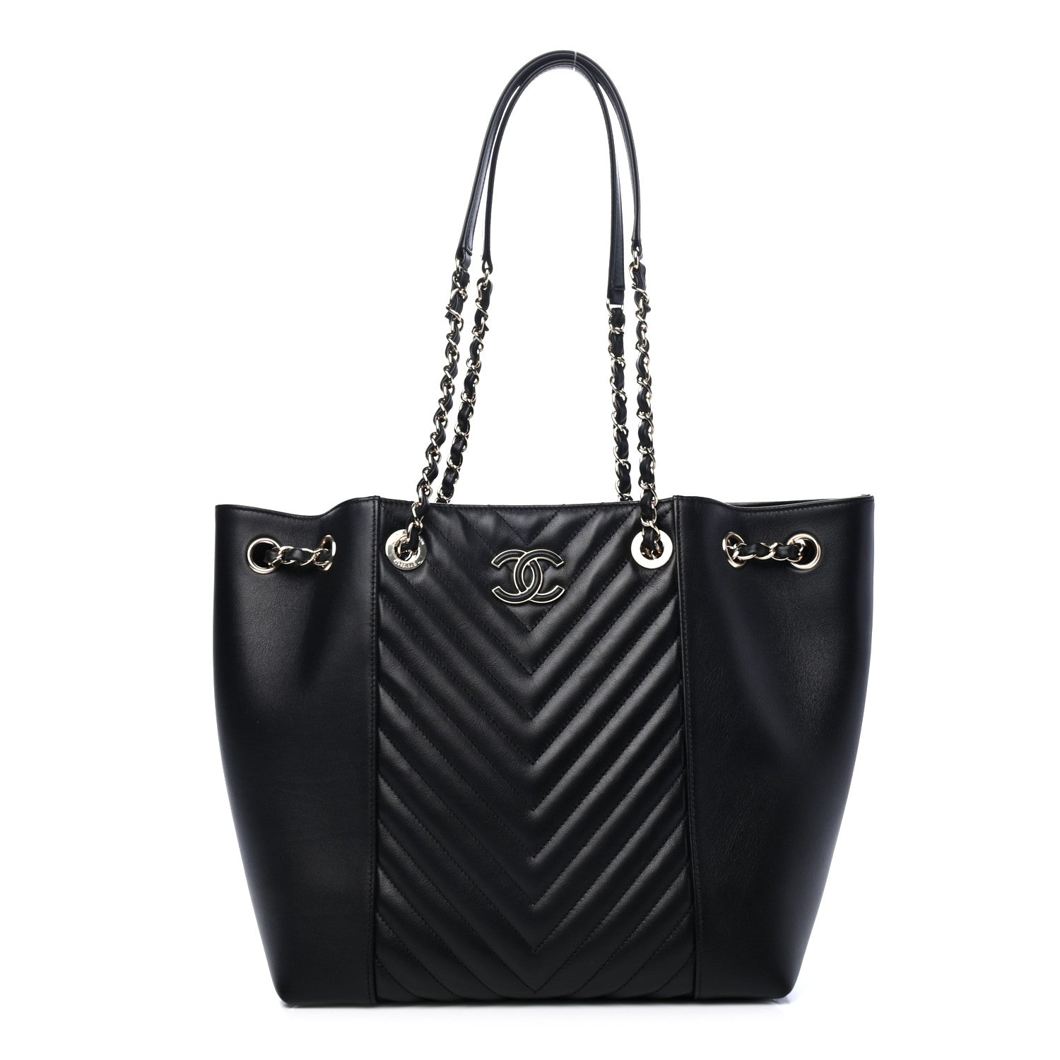 Chanel CHANELCalfskin Daily Large Shopping Bag Black 1 of 4