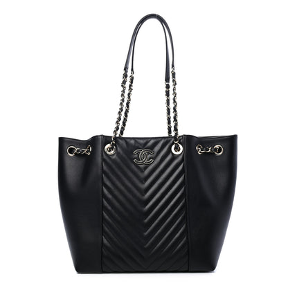 Chanel CHANELCalfskin Daily Large Shopping Bag Black 1 of 4