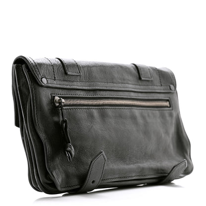 Proenza Schouler Lambskin PS1 Pochette Clutch Black 3 of 8