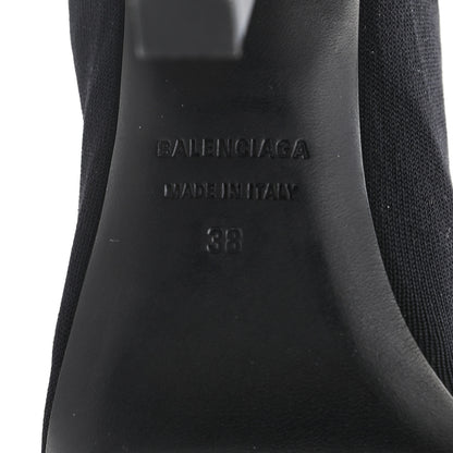 Balenciaga Stretch Tight Fabric Tight 110mm Booties 38 Black 6 of 7