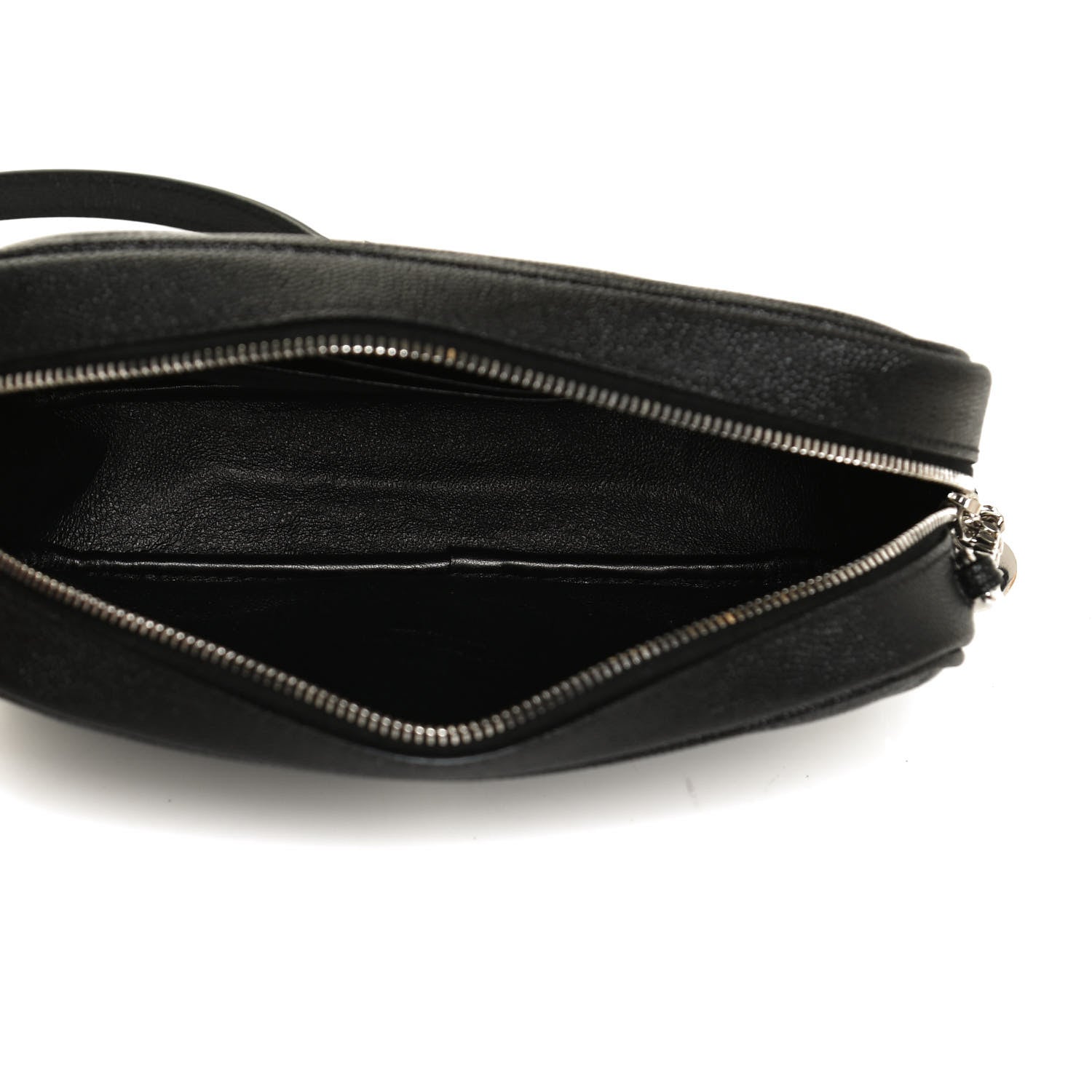 Saint Laurent Grain De Poudre Matelasse Monogram Mini Lou Camera Bag Black 4 of 10