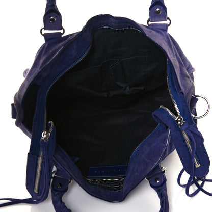 Balenciaga Baby Daim Suede Classic Hardware City Bleu Nuit 5 of 16