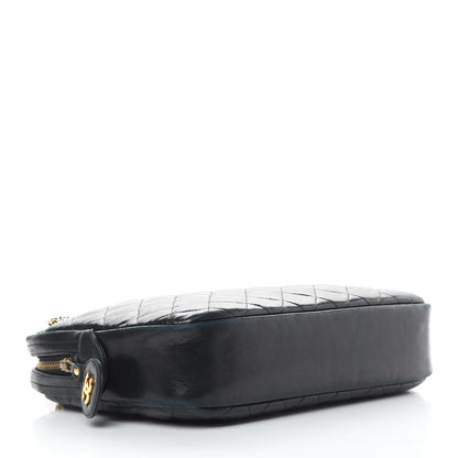 Chanel Lambskin Quilted Camera Case Black 4 of 16