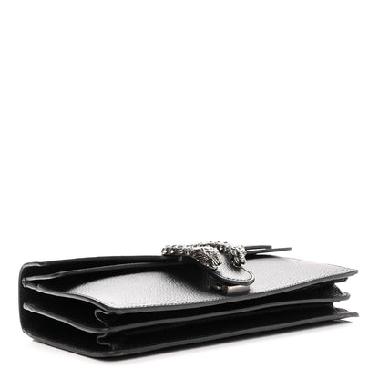 Gucci Pebbled Calfskin Small Dionysus Shoulder Bag Black 4 of 9