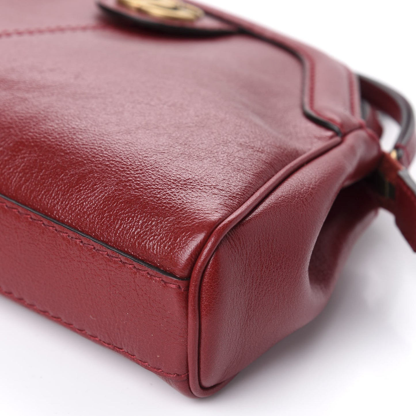 Piuma Lux Calfskin Small Re(Belle) Crossbody Bag Romantic Cerise
