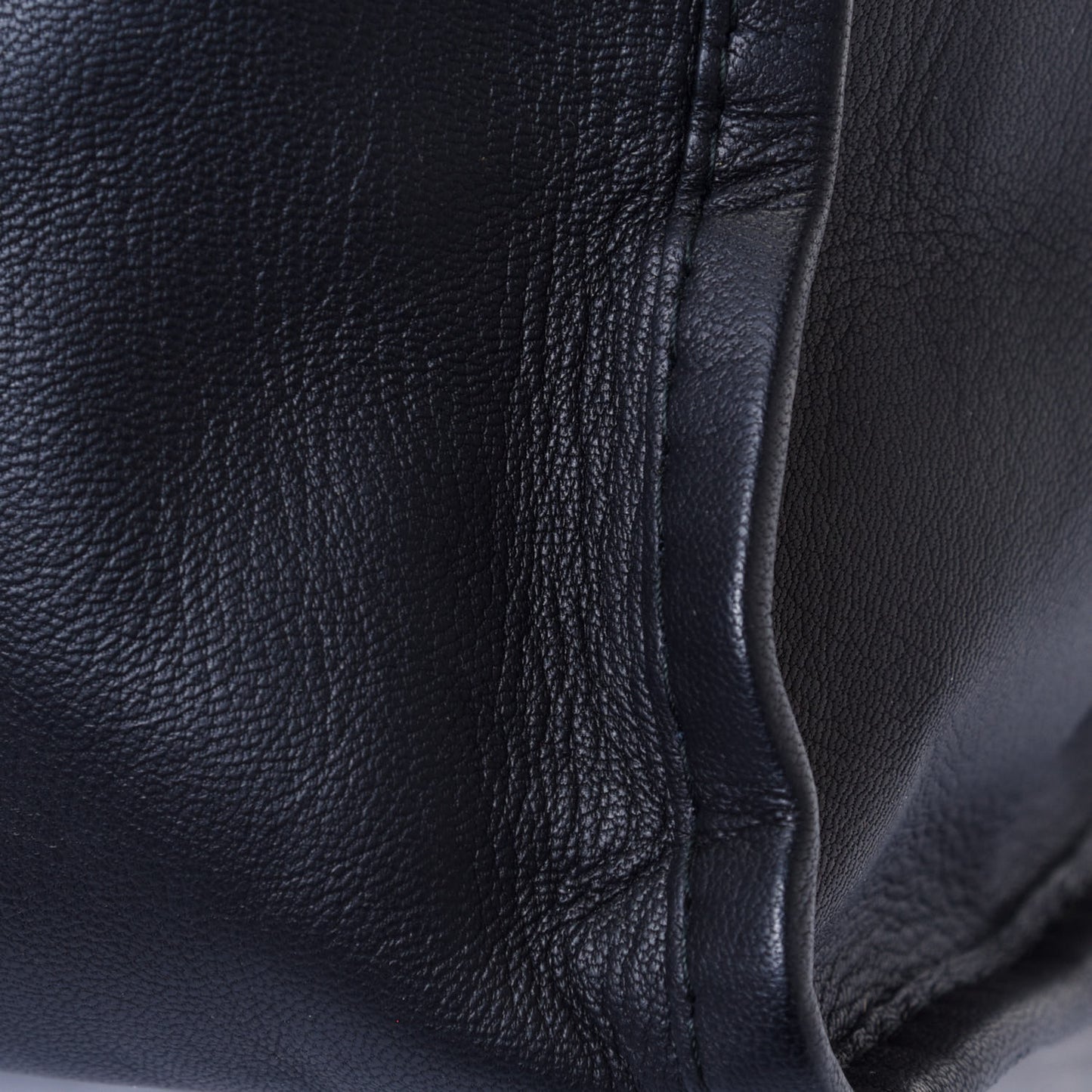 Agneau Medium Bazar Shopper Tote Black