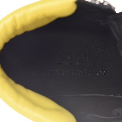 Gucci Suede Patent Guccissima Mens Softy Tek High Top Sneakers 8.5 Black 7 of 12