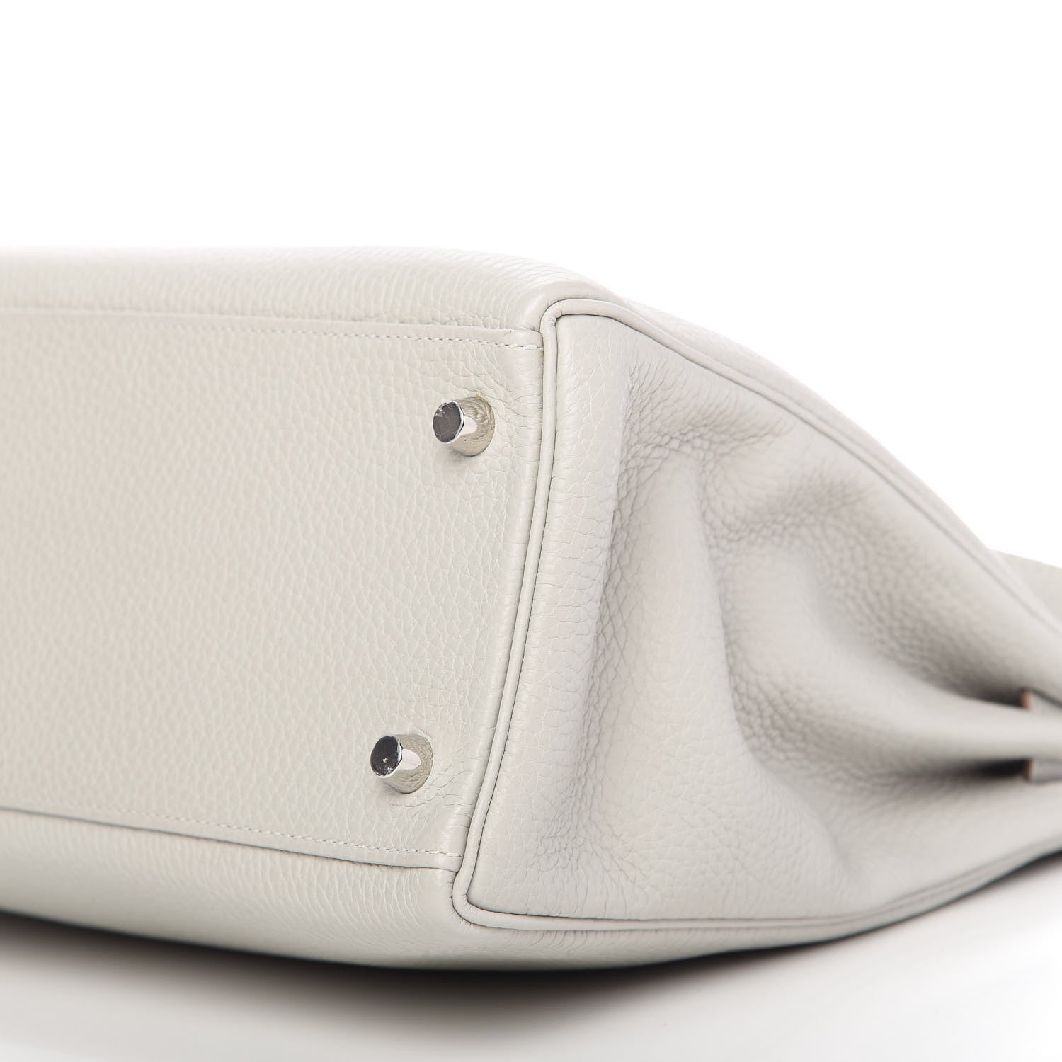 Hermes Taurillon Clemence Kelly Retourne 32 Gris Perle 7 of 11