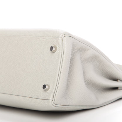Hermes Taurillon Clemence Kelly Retourne 32 Gris Perle 7 of 11
