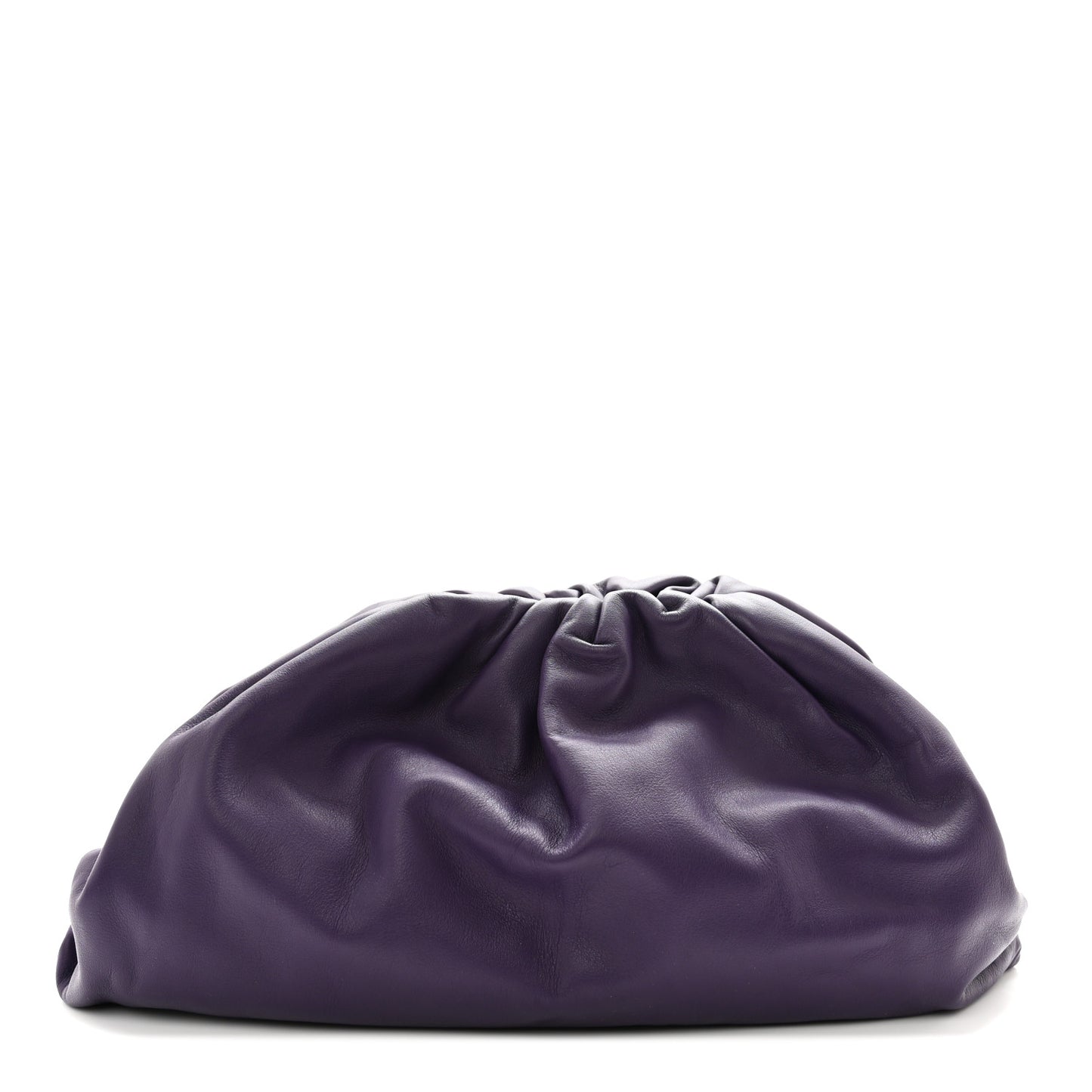 Smooth Butter Calf The Pouch Oversized Clutch Raisin