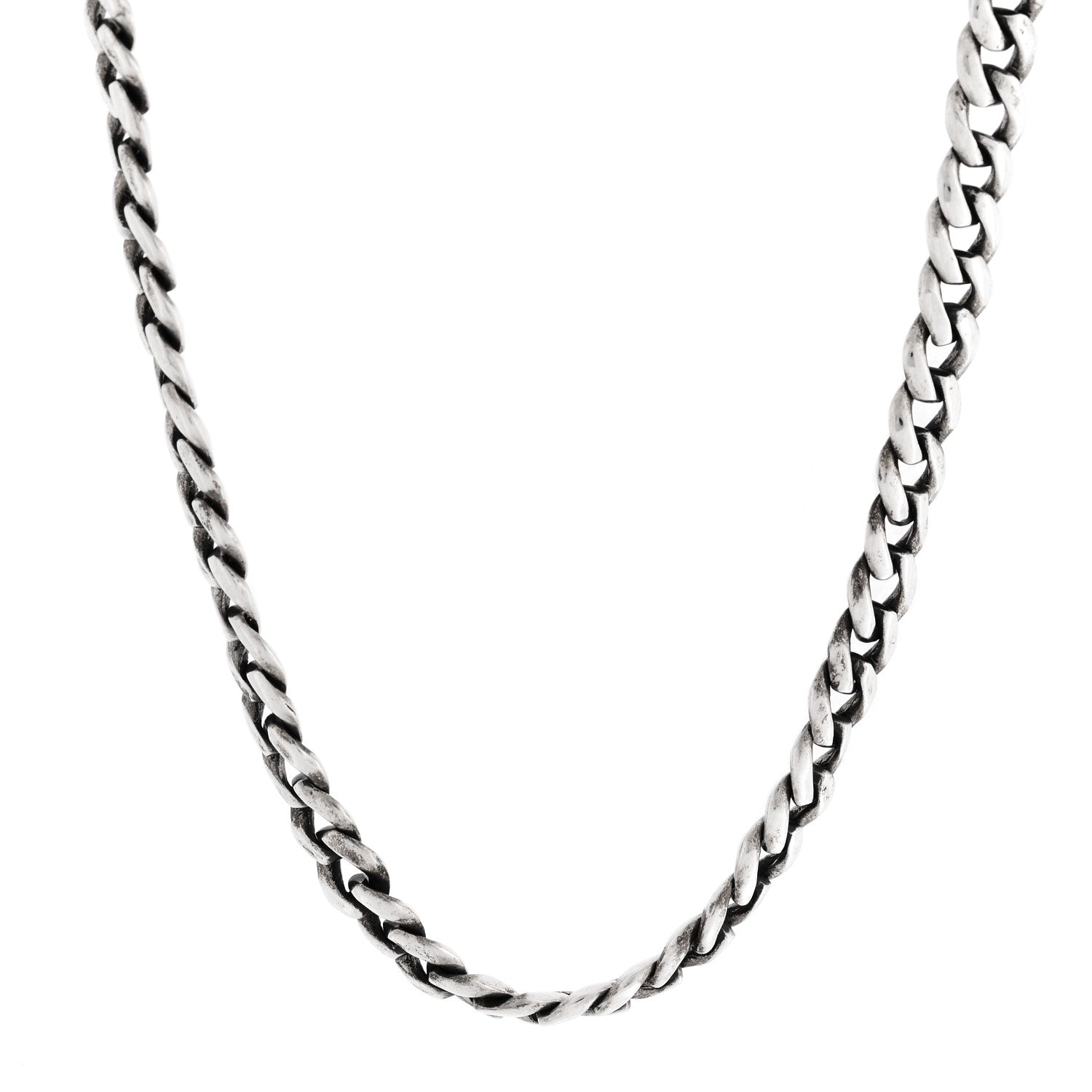 Chrome Hearts Sterling Silver Bella Mini ID Choker Necklace 1 of 5