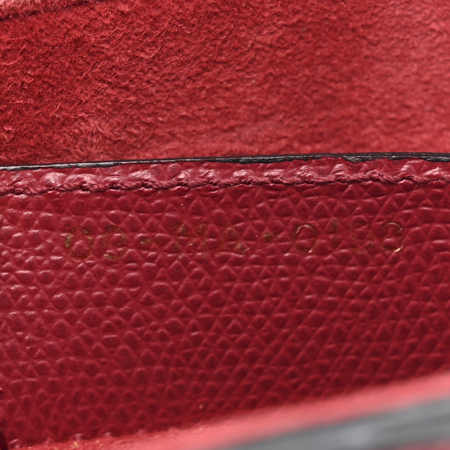 Christian Dior Grained Calfskin Saddle Bag Red 7 of 13