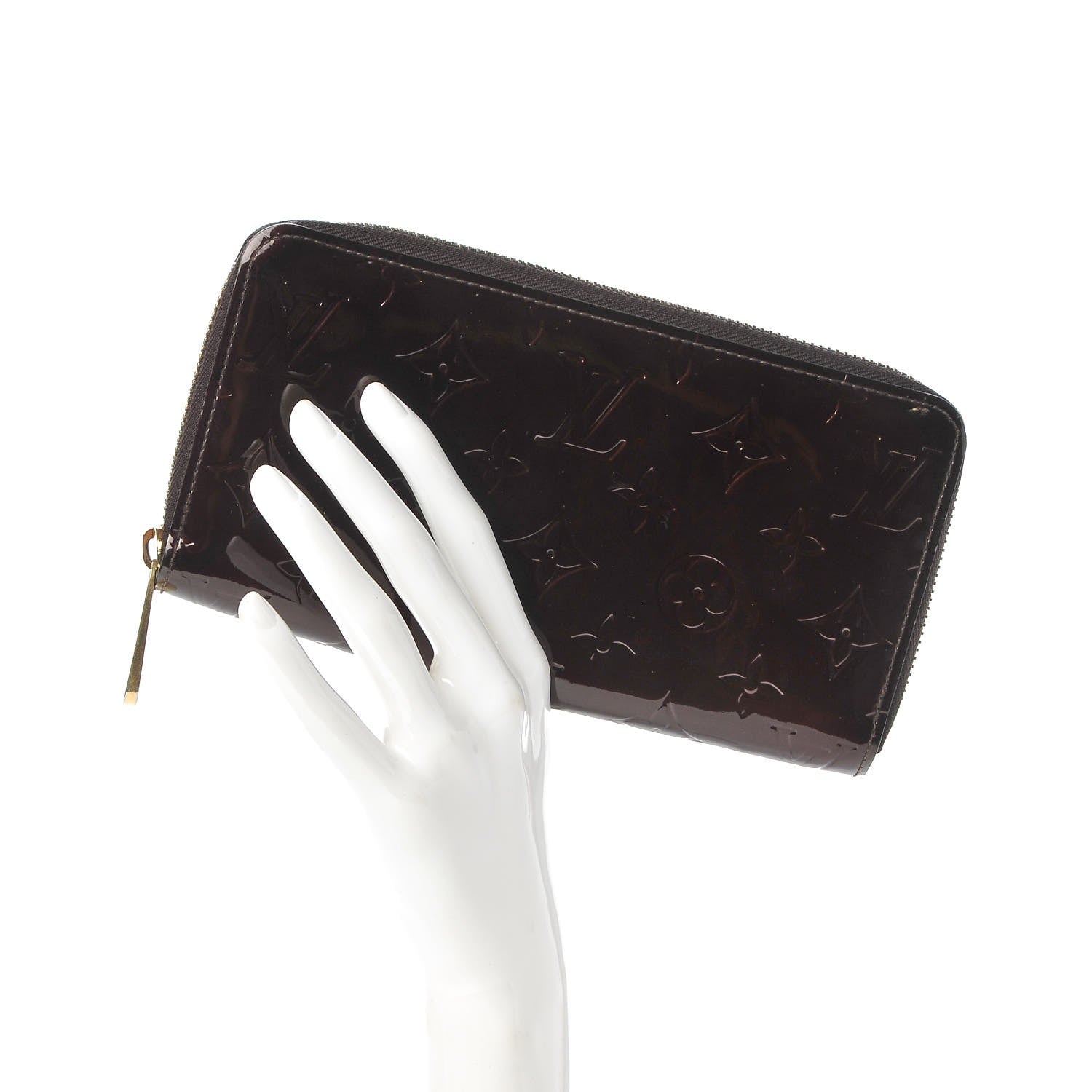 Louis Vuitton Vernis Zippy Wallet Amarante 2 of 7